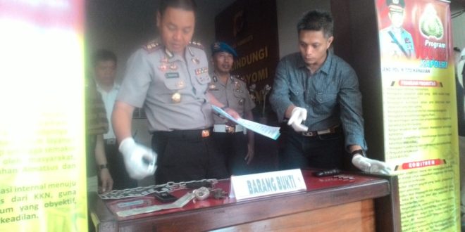 ’Polres Purwakarta Berhasil Lumpuhkan Pencuri Pecah Kaca’