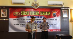 Sertijab Waka Polres dan Kasatlantas Serta Kapolsek Pulosari di Pimpin Kapolres Pemalang