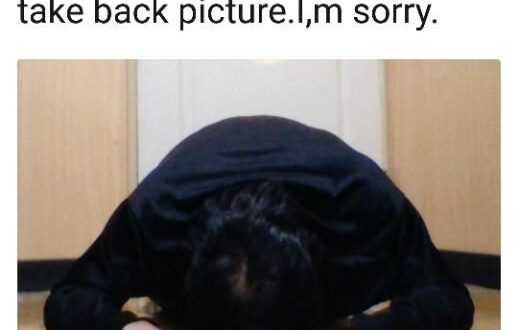 Foto: Komikus Jepang Onan Hiroshi menyampaikan permohonan maafnya atas postingan kartunnya yang menyindir Presiden Joko Widodo.