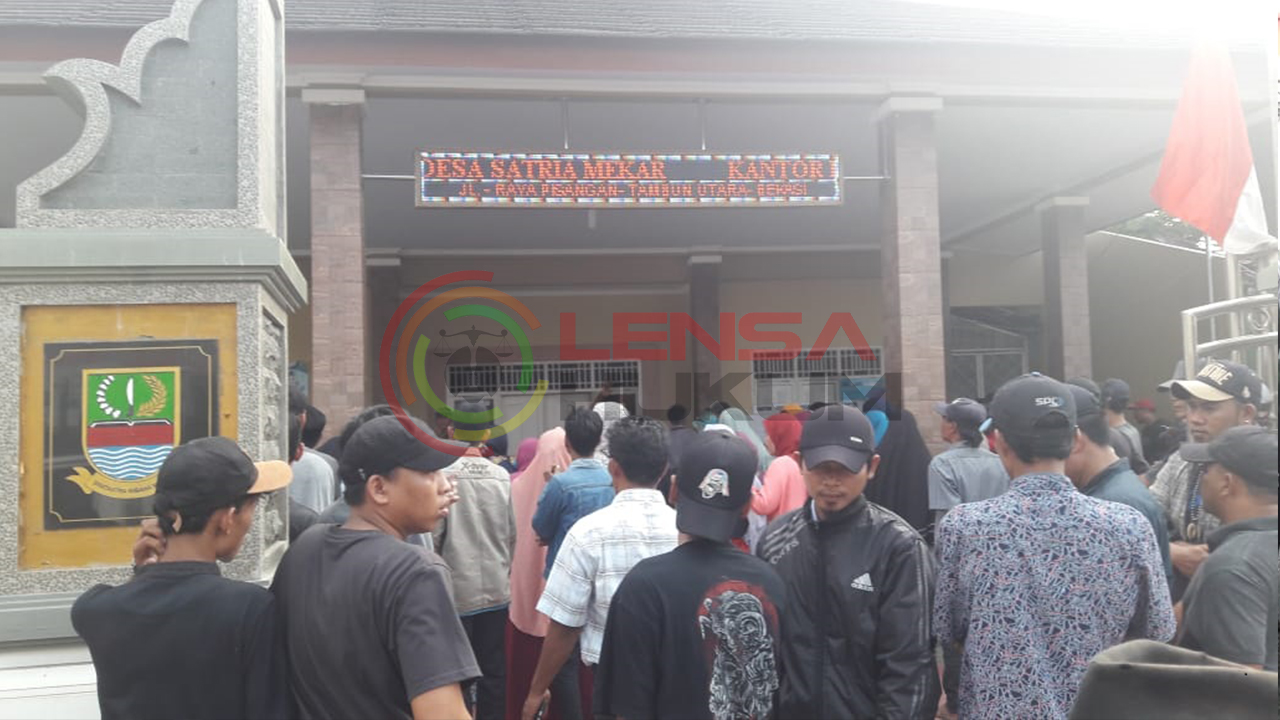 LensaHukum.co.id - Dua Calon Pilkades Satria Mekar Aksi Demo Damai 3 - Dua Calon Pilkades Satria Mekar Aksi Demo Damai