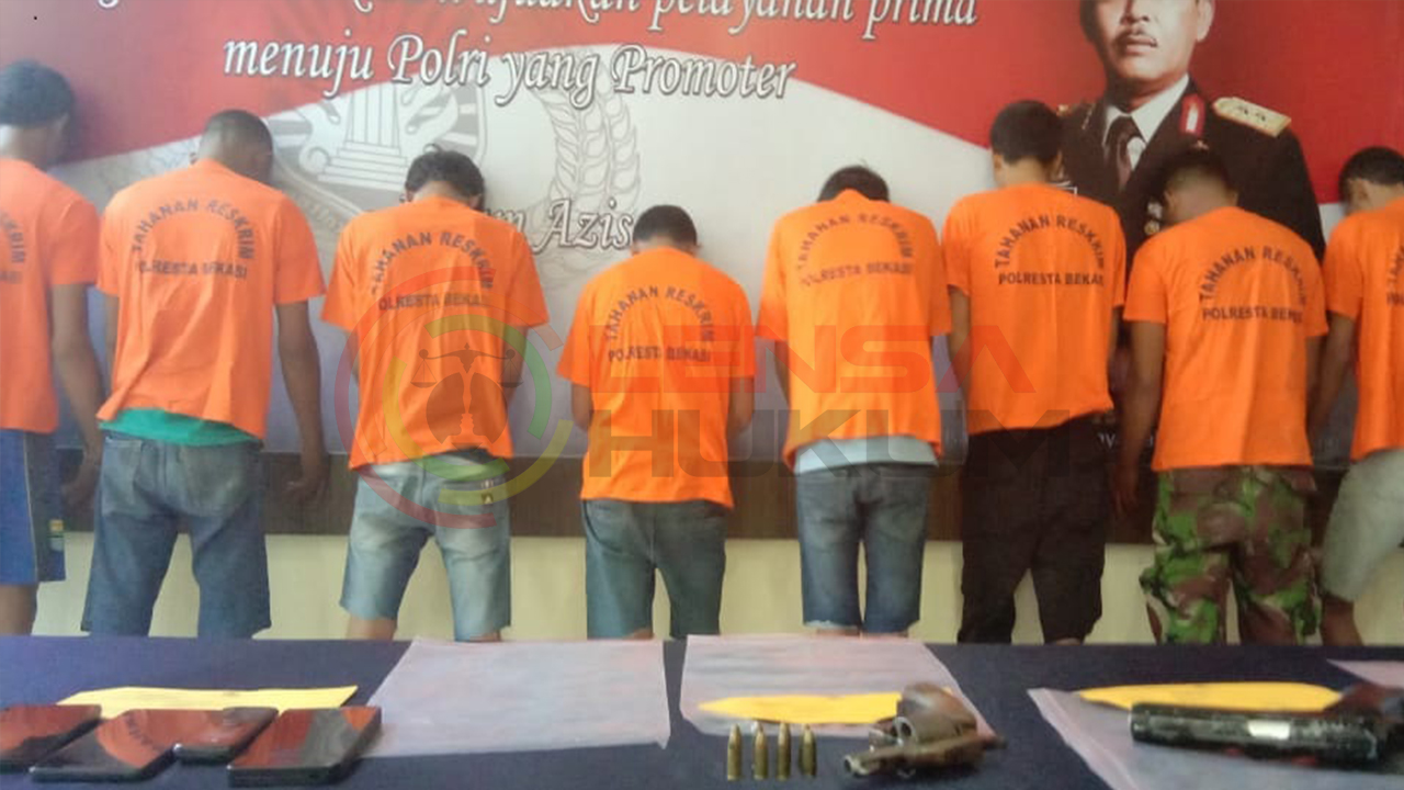 LensaHukum.co.id - Polres Metro Kabupaten Bekasi Menangkap 9 Pelaku Kejahatan 2 - Polres Metro Kabupaten Bekasi Menangkap 9 Pelaku Kejahatan