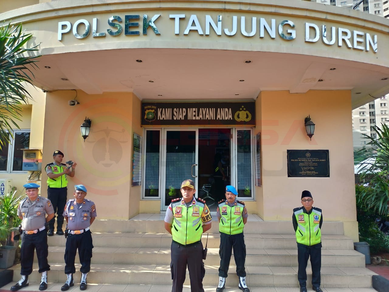 LensaHukum.co.id - IMG 20190411 WA0019 - Polsek Tanjung Duren Gelar Apel Pengamanan Pemilu 2019