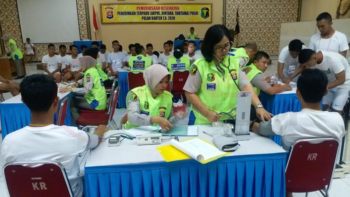 LensaHukum.co.id - IMG 20190412 WA0008 - Polda Banten Umumkan Hasil Tes Kesehatan Tahap Pertama Rekruitmen Calon Anggota Polri