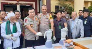 LensaHukum.co.id - IMG 20190415 WA0064 1 310x165 - Polda Banten Musnakan Sabu 2 Kg Jaringan Internasional