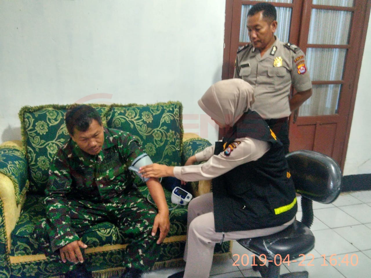 LensaHukum.co.id - IMG 20190423 WA0036 - Biddokes Polda Banten Cek Kesehatan