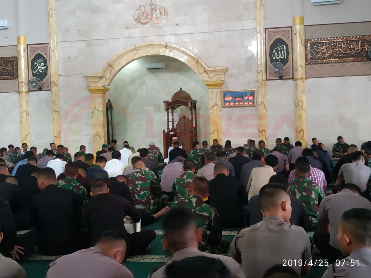 LensaHukum.co.id - IMG 20190425 WA0053 - Karo SDM Polda Banten Doa Untuk Mewujudkan Pemilu Yang Sejuk dan Damai