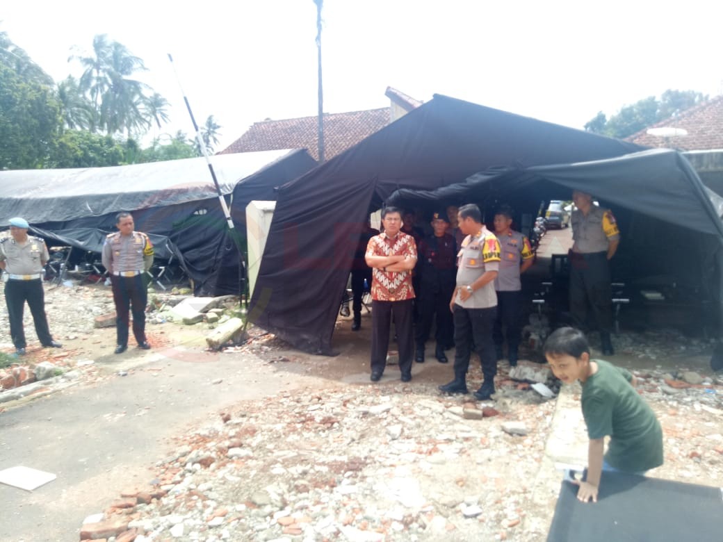 LensaHukum.co.id - IMG 20190428 WA0014 - Kapolda Banten Tinjau Pengamanan Dan Pleno Rekapitulasi Pemilu 2019