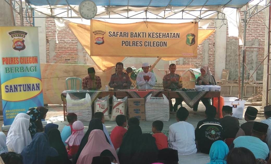 LensaHukum.co.id - Polres Cilegon Laksanakan Jum’at Berbagi dan Safari Bhakti Kesehatan 2 - Polres Cilegon Laksanakan Jum’at Berbagi dan Safari Bhakti Kesehatan