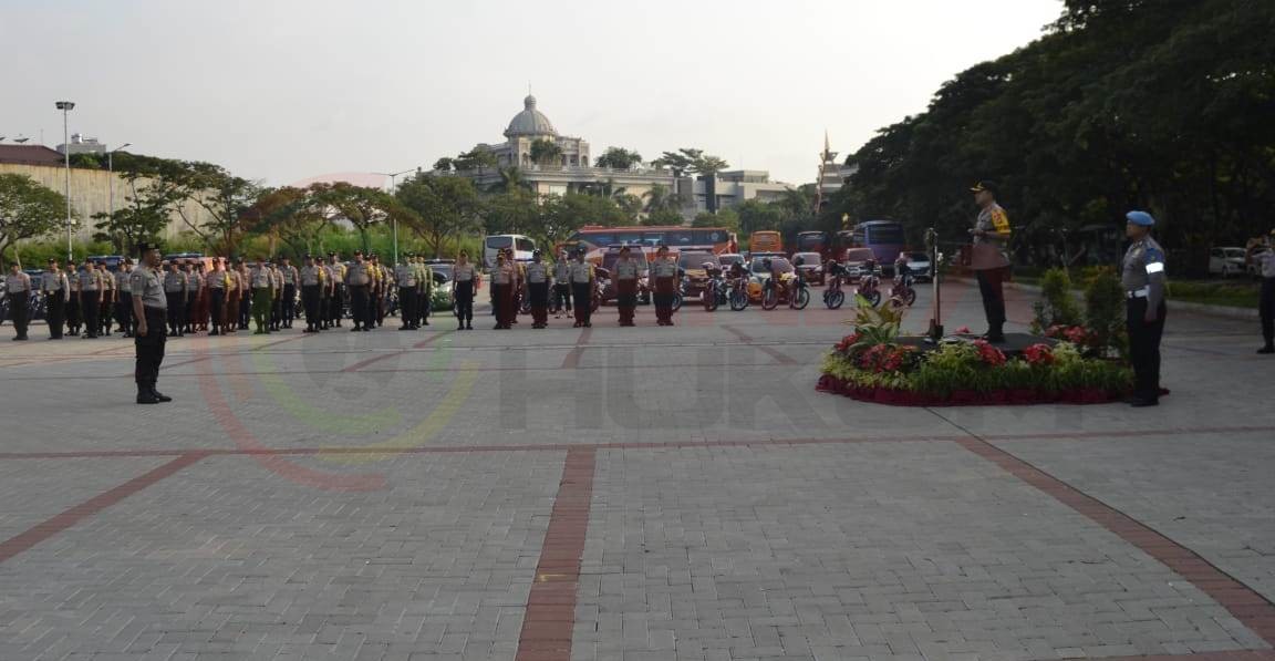 LensaHukum.co.id - Polres Metro Jakarta Utara Gelar Apel Dalam Rangka Pengamanan Pemilu 2019 5 - Polres Metro Jakarta Utara Gelar Apel Dalam Rangka Pengamanan Pemilu 2019