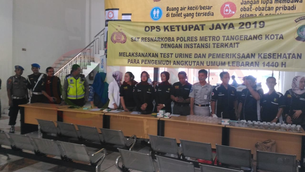 LensaHukum.co.id - IMG 20190531 WA0095 - Kodim 0506/Tgr,Lakukan Tes Urin Dan Cek Kesehatan Bagi Pengemudi Pemudik