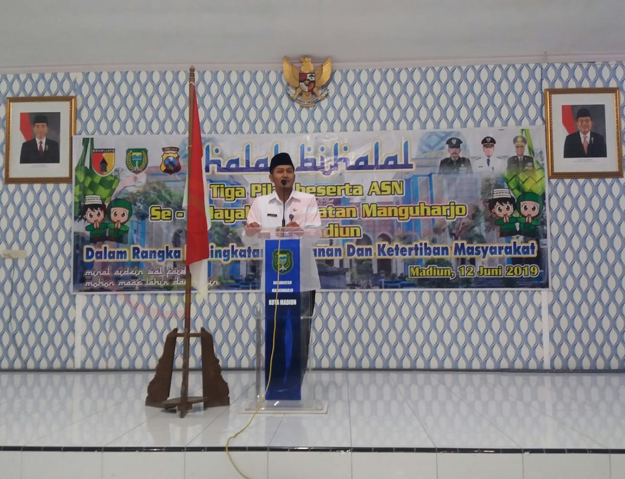 LensaHukum.co.id - IMG 20190612 WA0132 - Hikmah Idhul Fitri Danpos Ramil Manguharjo Madiun Halal Bi Halal Bersama Tiga Pilar
