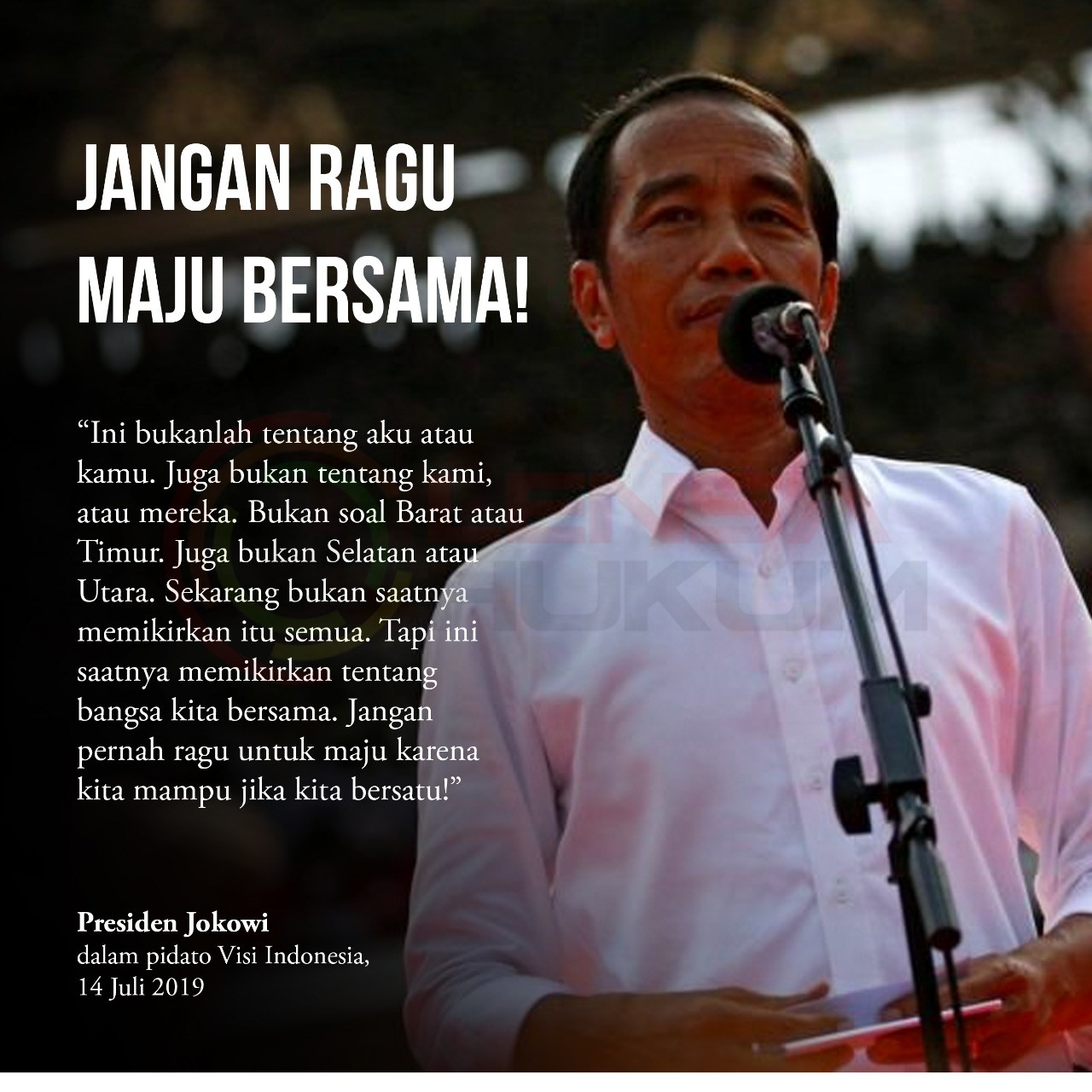 LensaHukum.co.id - IMG 20190714 WA0100 - Pidato Presiden Terpilih Joko widodo " Visi indonesia "