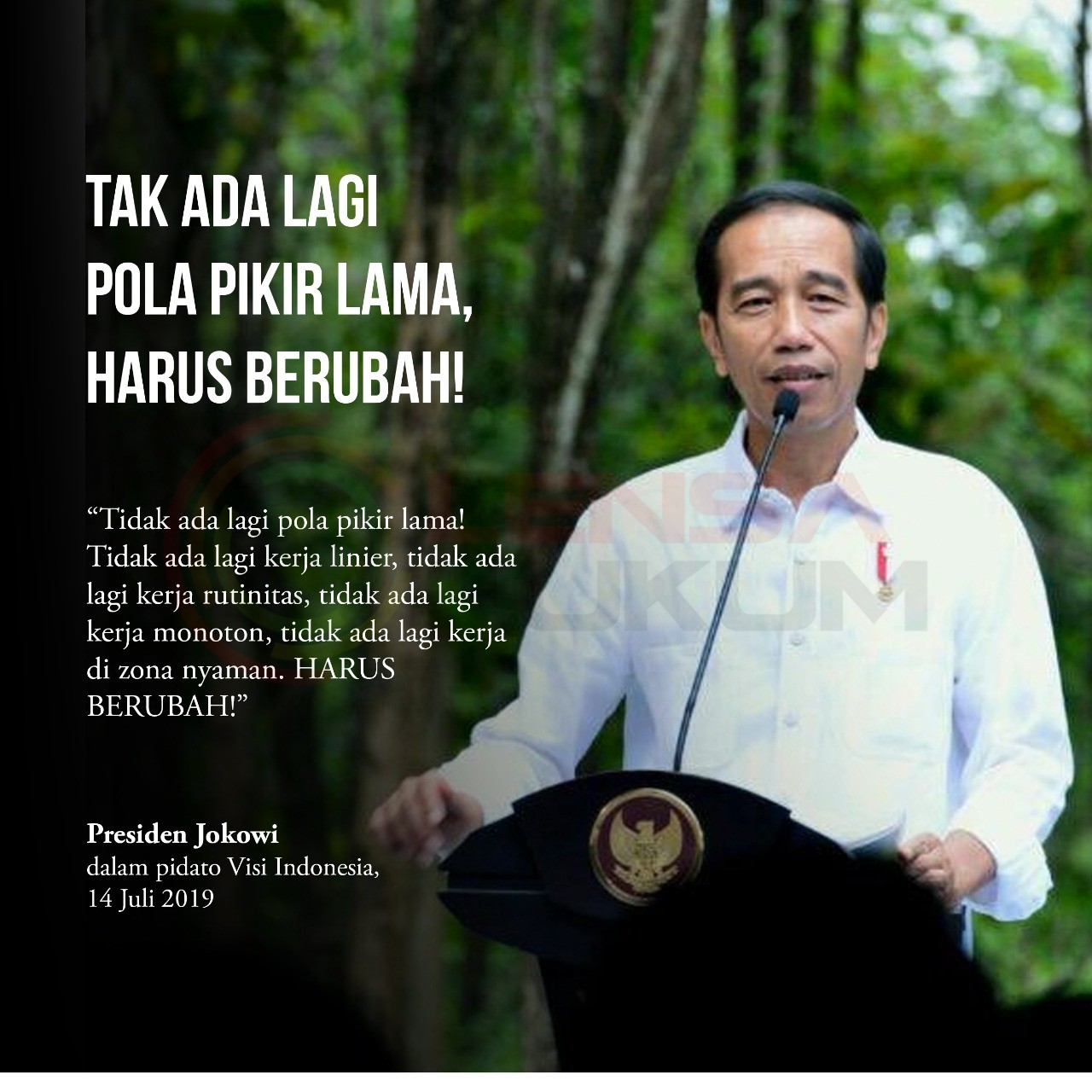 LensaHukum.co.id - IMG 20190714 WA0102 - Pidato Presiden Terpilih Joko widodo " Visi indonesia "