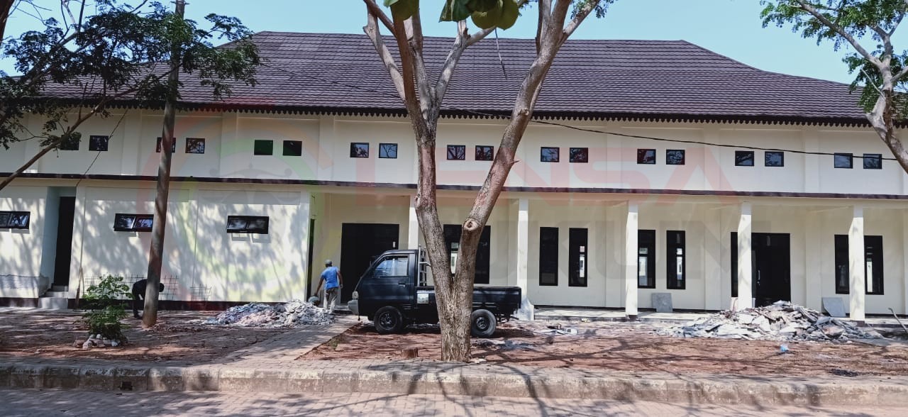 LensaHukum.co.id - IMG 20190724 WA0018 - Gedung Serbaguna Kecamatan Karang Bahagia Dalam Perbaikan Total