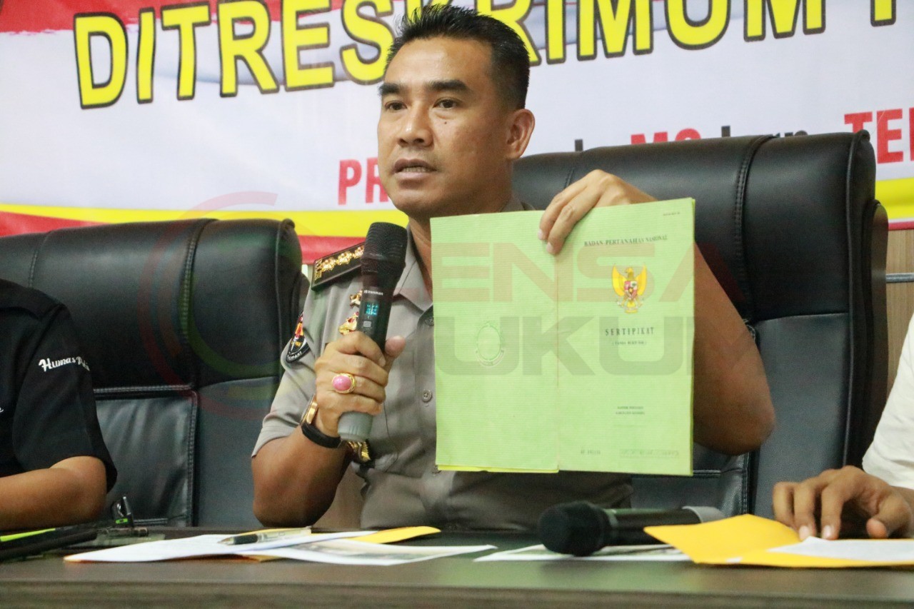 LensaHukum.co.id - IMG 20190724 WA0078 - Polda Banten Expose Keberhasilan Ungkap Kasus Penggelapan Hak Tanah Wakaf