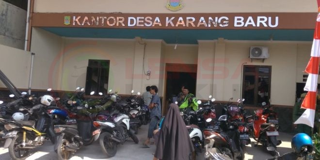 LensaHukum.co.id - IMG 20190725 WA0047 660x330 - Papan Pengumuman Kegiatan Di Desa Karang Baru Tak Terpasang Anggaran Tidak Transfaransi