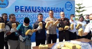 LensaHukum.co.id - IMG 20190731 WA0065 310x165 - Irwasda Polda Banten Hadiri Acara Pemusnahan Barang Bukti Di BNNP Banten