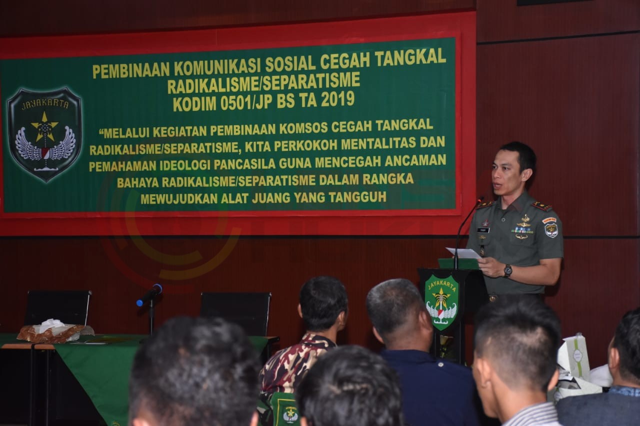 LensaHukum.co.id - IMG 20190810 WA0011 - Kodim 0501/ Jakarta Pusat BS Menyelenggarkan Pembinaan Komsos Cegah Tangkal Radikalisme