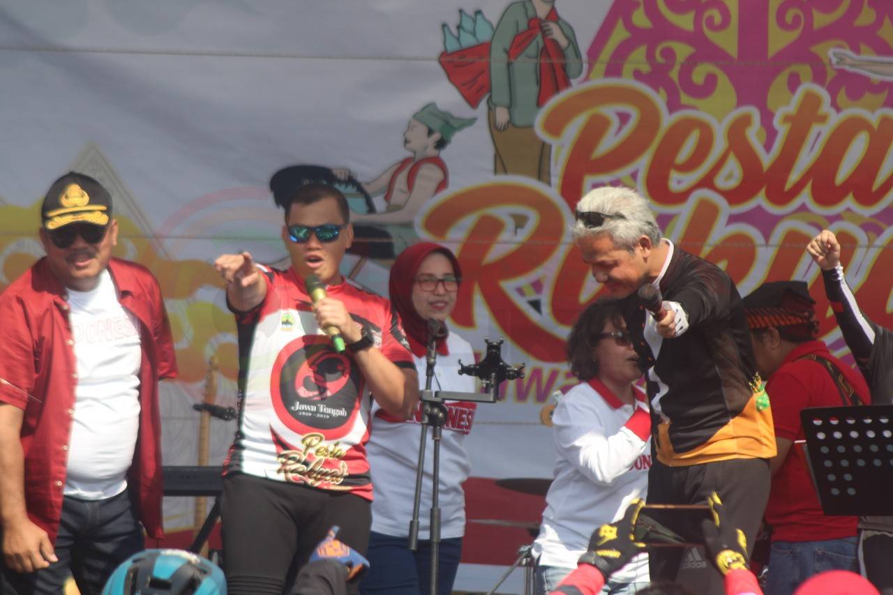 LensaHukum.co.id - IMG 20190825 WA0041 - Kasdam IV Diponegoro Ramaikan Fun Bike HUT Jawa Tengah