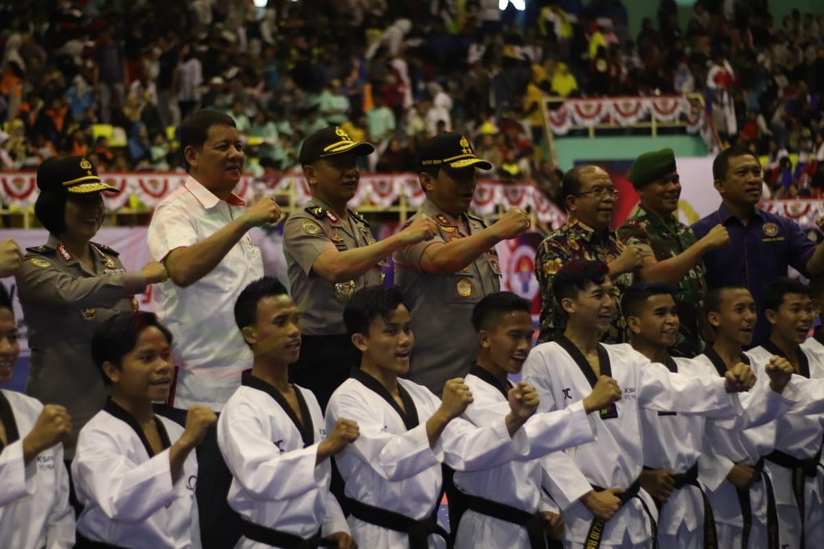LensaHukum.co.id - IMG 20190913 WA0110 - Kejuaraan Taekwondo Kapolri Cup 2019 Resmi Dibuka Di Cibubur