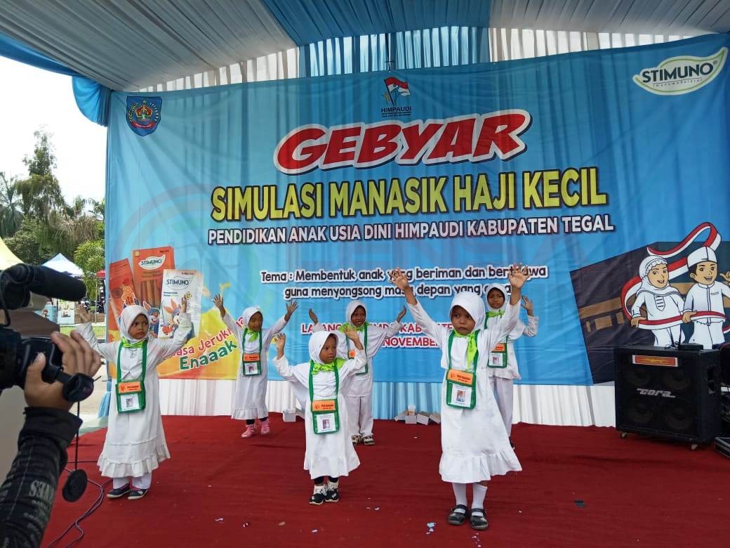 LensaHukum.co.id - IMG 20191130 WA0064 - Simulasi Manasik Haji Kecil Di ikuti Oleh 7547 Siswa Paud Se Kabupaten Tegal
