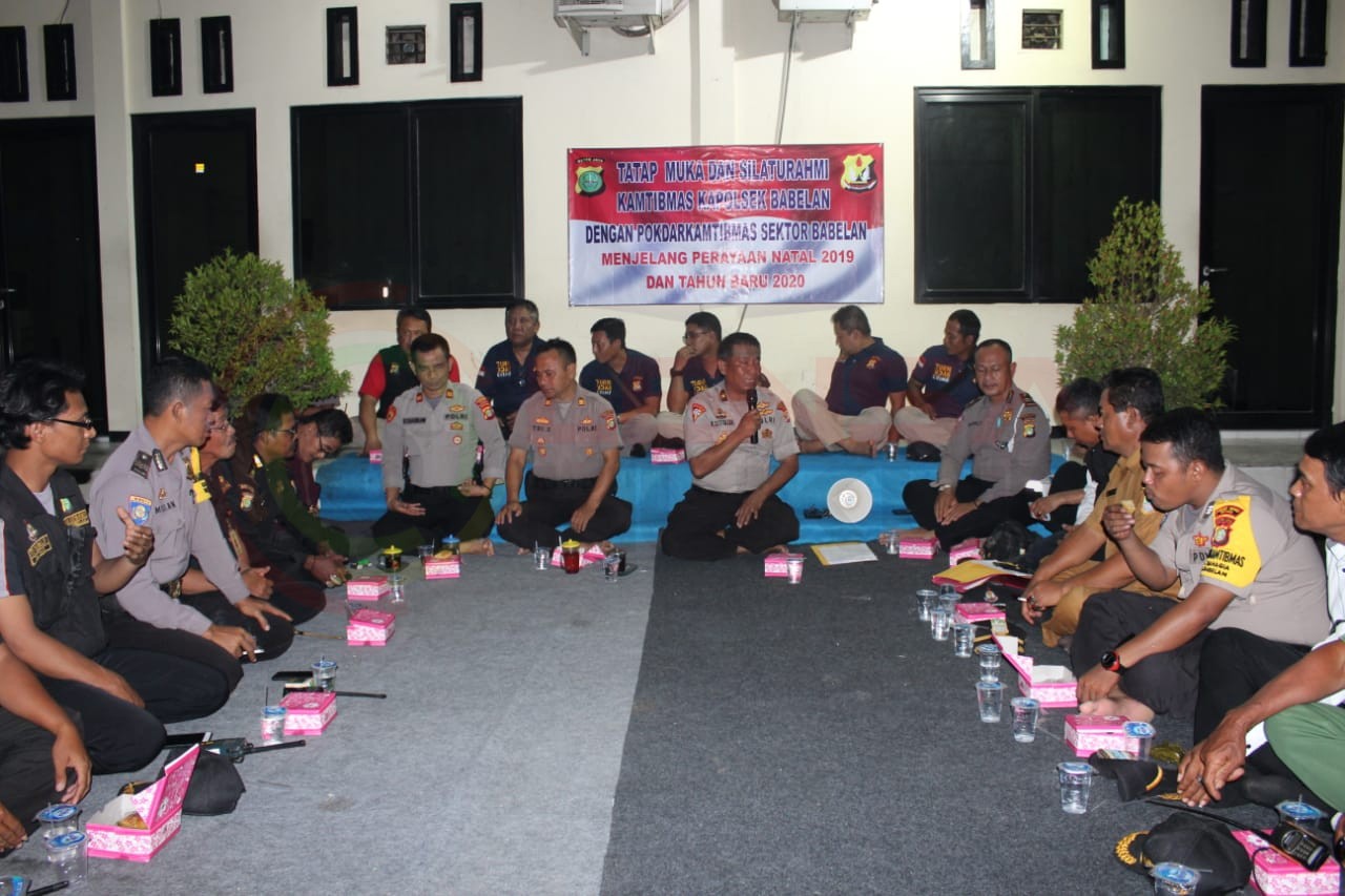 LensaHukum.co.id - IMG 20191215 WA0014 - Kapolsek Babelan Tatap Muka Silarurahmi Bersama Pokdarkamtibmas Sektor Babelan