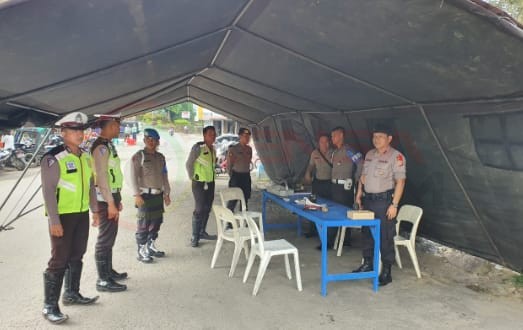 LensaHukum.co.id - IMG 20191225 WA0029 - Polres Aceh Tengah Bentuk Pos Pengamanan Dan Pelayanan Di Sejumlah Titik