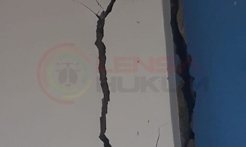 LensaHukum.co.id - IMG 20200221 WA0074 - Pembangunan Gedung Rawat Inap Puskesmas Karang Bahagia Gagal Kontruksi Menjadi Sorotan Para LSM