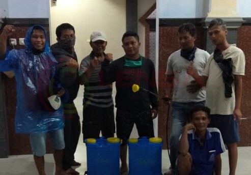 LensaHukum.co.id - IMG 20200324 WA0027 - Pemuda Desa Tegalontar Swadaya Adakan Penyemprotan Desinfektan