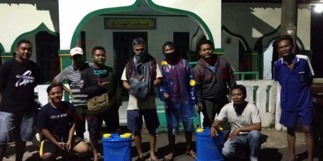 LensaHukum.co.id - IMG 20200324 WA0028 660x330 - Pemuda Desa Tegalontar Swadaya Adakan Penyemprotan Desinfektan