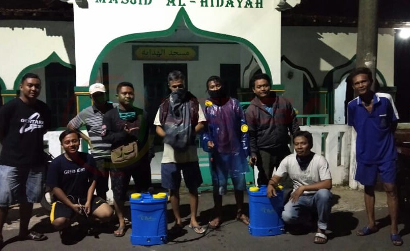 LensaHukum.co.id - IMG 20200324 WA0028 - Pemuda Desa Tegalontar Swadaya Adakan Penyemprotan Desinfektan