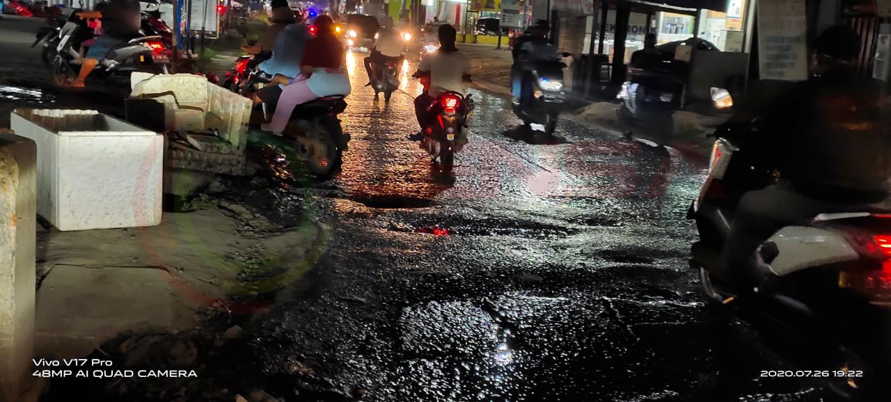 LensaHukum.co.id - IMG 20200727 WA0038 - Mabes Laskar Merah Putih (Brigade 17) " Geram Jalan Bosih Raya Kelurahan Wanasari Kabupaten Bekasi Selalu Becek Dan Banjir "