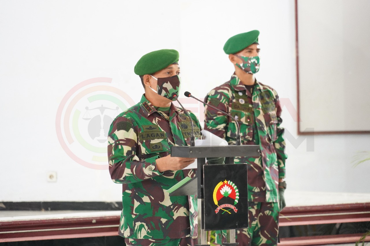 LensaHukum.co.id - IMG 20200803 WA0012 - 9 Jabatan Strategis di Lingkungan Korem 071/Wijayakusuma Diserahterimakan