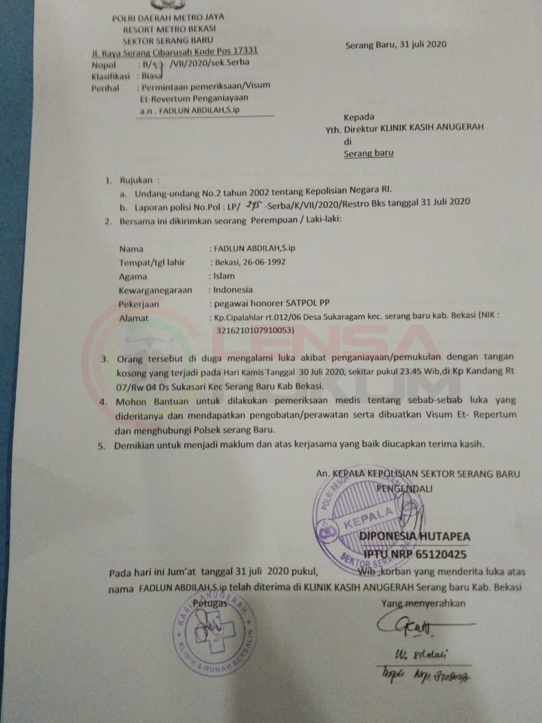 LensaHukum.co.id - IMG 20200803 WA0014 - Kepala Dinas Pendidikan Carwinda Terkait Oknum Kepsek Menganiaya Pol PP Belum Bisa Berikan Statement