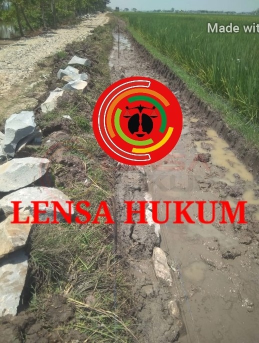 LensaHukum.co.id - Screenshot 20200925 235544 KineMaster - Proyek GP3A BBWS Di Desa Karang Patri Kabupaten Bekasi Tidak ada Papan Proyeknya