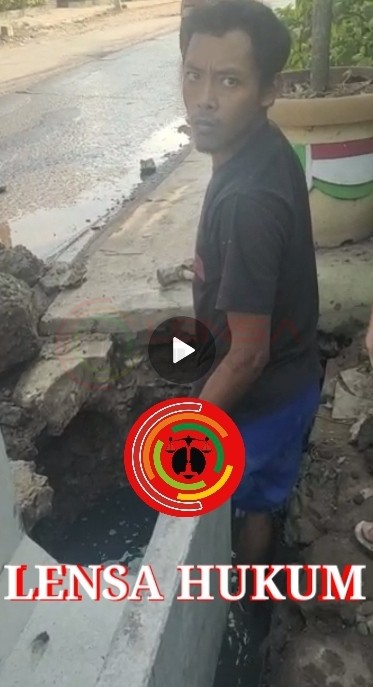 LensaHukum.co.id - Screenshot 20201018 135714 KineMaster - Proyek Pemasangan Udith Jalan Bosih Wanajaya Tidak Sesuai Spek dan RAB Diduga Pemborong Untung Besar