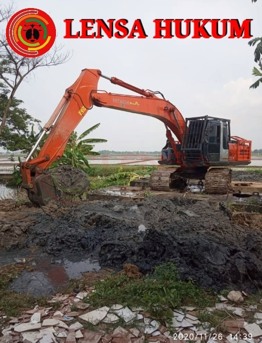 LensaHukum.co.id - Screenshot 20201127 172428 KineMaster - Kegiatan Normalisasi Kali Ranggon Sangat Miris Diduga Kurangnya Pengawasan Proyek Siluman