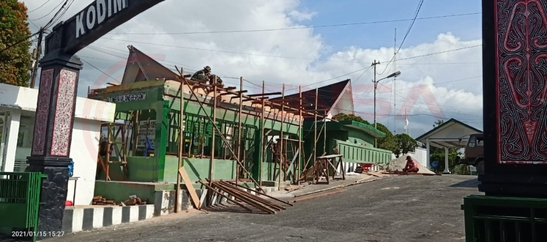 LensaHukum.co.id - Screenshot 20210301 232558 WhatsApp - Kantor Kodim 0210 Tapanuli Utara Di Rehabilitasi