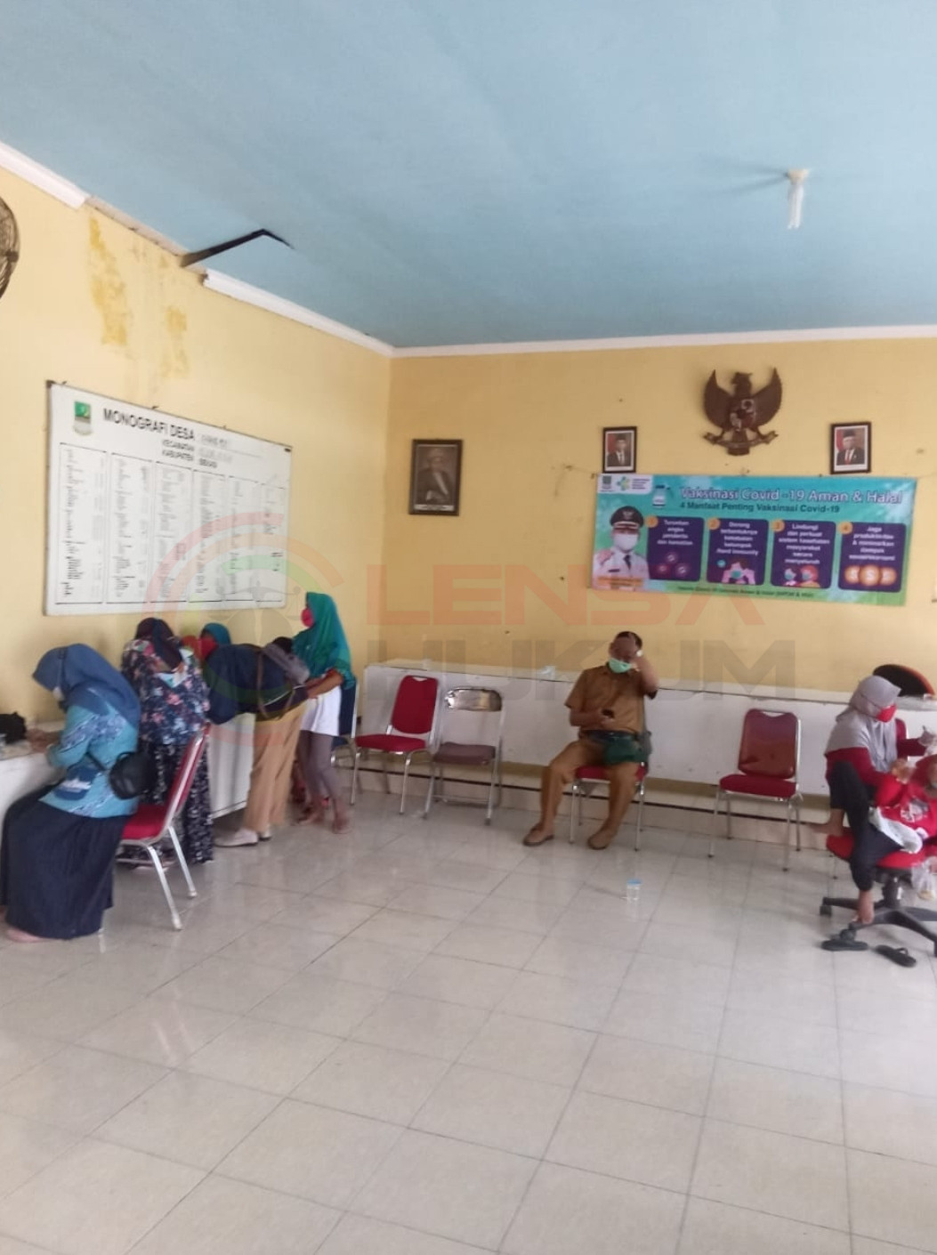 LensaHukum.co.id - Screenshot 20210317 123602 WhatsApp - Pemdes Karang Mekar Bersama Puskesmas Kedung Waringin Berikan Vaksinasi Covid - 19
