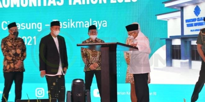 LensaHukum.co.id - IMG 20210608 WA0056 660x330 - Wakil Presiden KH. Ma’ruf Amin Resmikan Balai Latihan Kerja Komunitas di Pondok Pesantren Cipasung