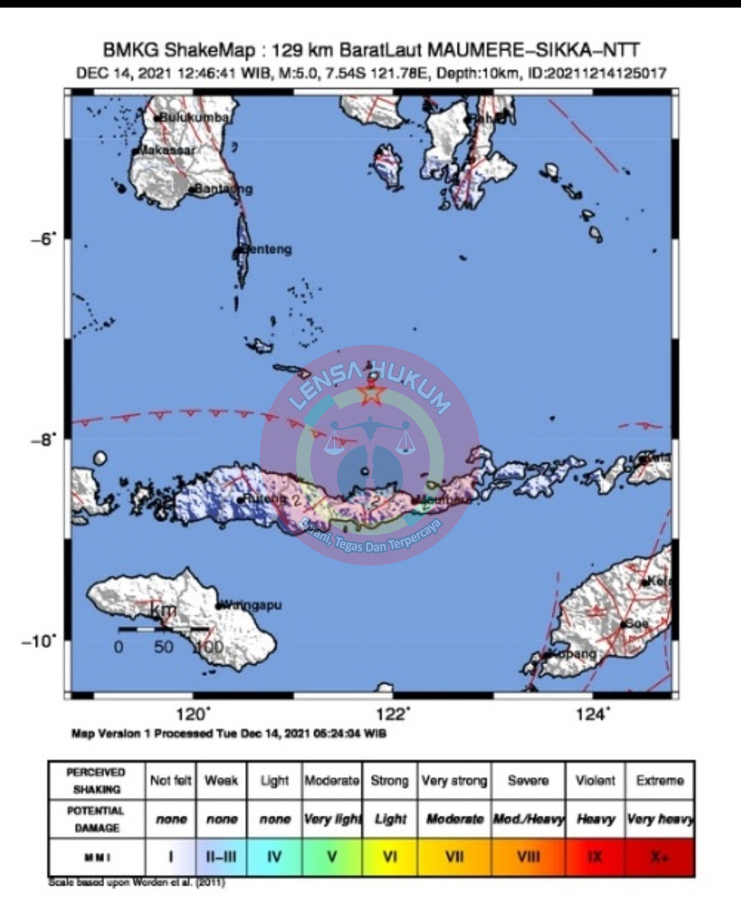 LensaHukum.co.id - Screenshot 20211214 185847 WhatsApp - Gempa Magnitudo 7,5 Mengguncang Perairan Laut Larantuka NTT