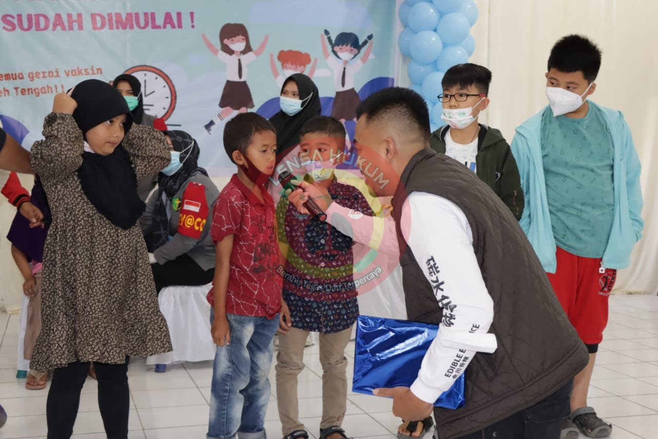 LensaHukum.co.id - IMG 20220116 WA0036 - Alana Putri Kapolres Aceh tengah Orang pertama di Vaksin Covid-19