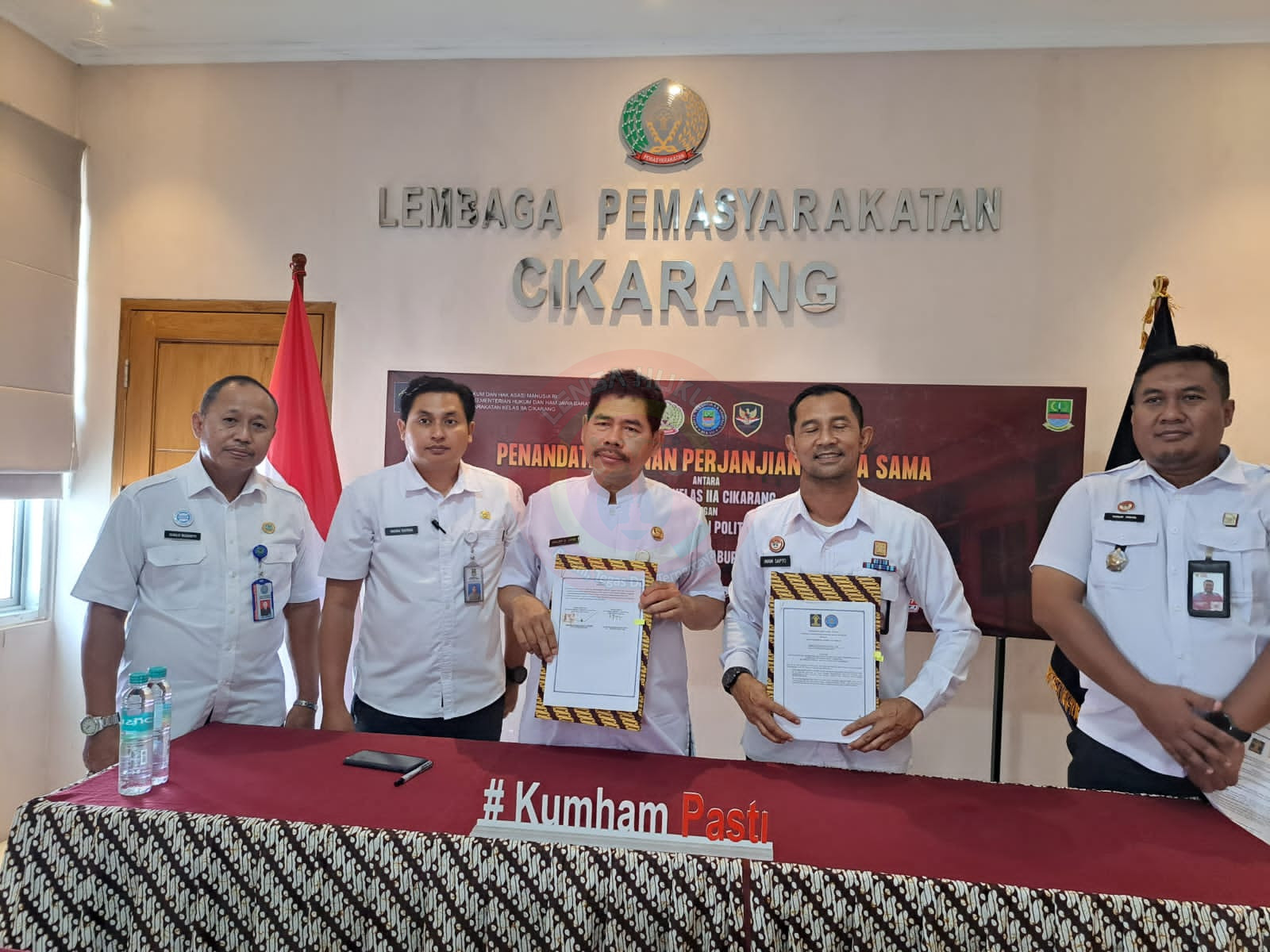 LensaHukum.co.id - IMG 20240719 WA0007 - Lembaga Pemasyarakatan Cikarang Gandeng BNK Dan Kebangpol Perangi Narkoba